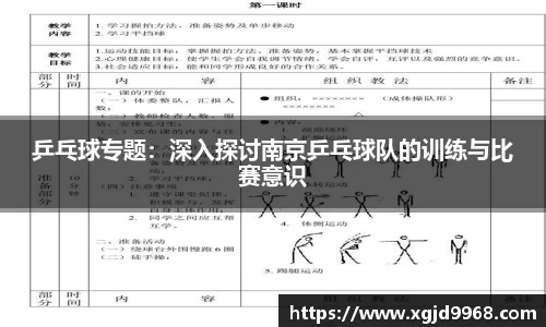 乒乓球专题：深入探讨南京乒乓球队的训练与比赛意识