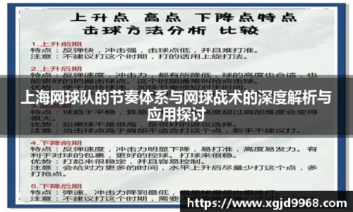 上海网球队的节奏体系与网球战术的深度解析与应用探讨